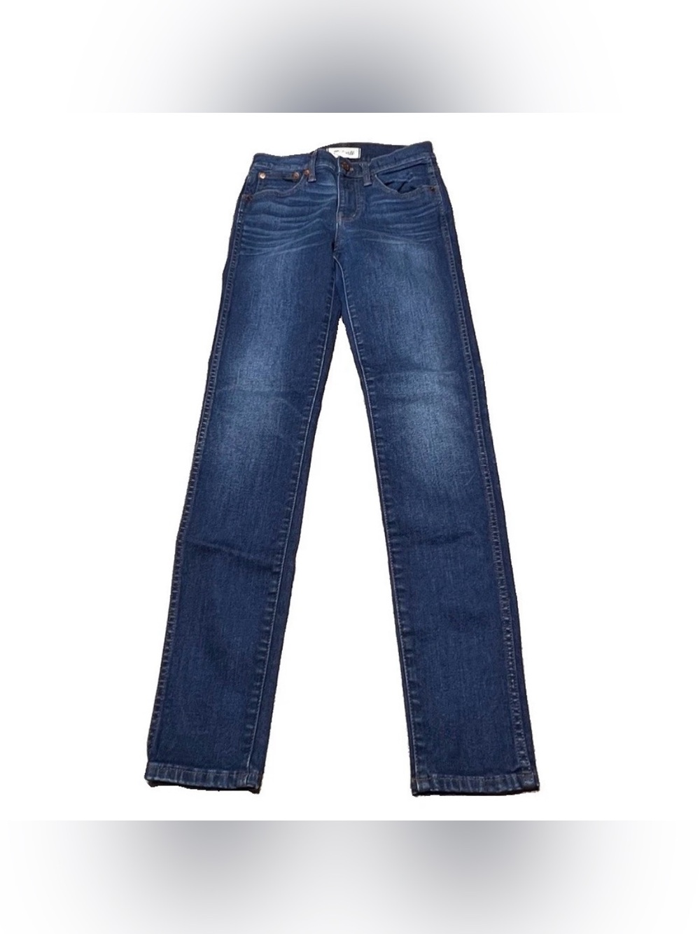 Madewell 9” High Rise Skinny Stretch Blue Jeans Women’s Size 26x28.5 Cute